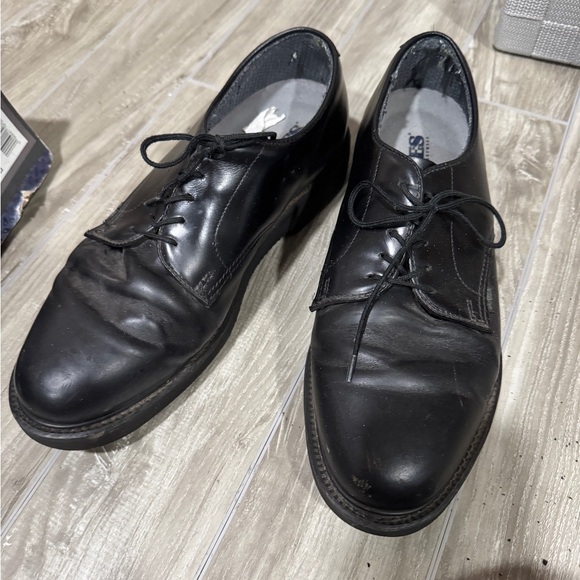 Men’s black bates dress shoes size 10 - Picture 1 of 9